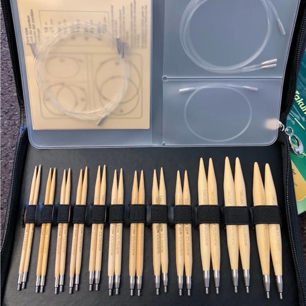 Clover Takumi Combo Interchangeable Circular Knitting Needles